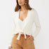Women's Solid Knit Wrap Cardigan